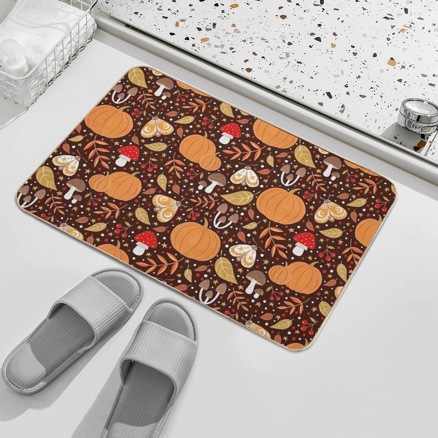 Autumn Elements Bath Mat