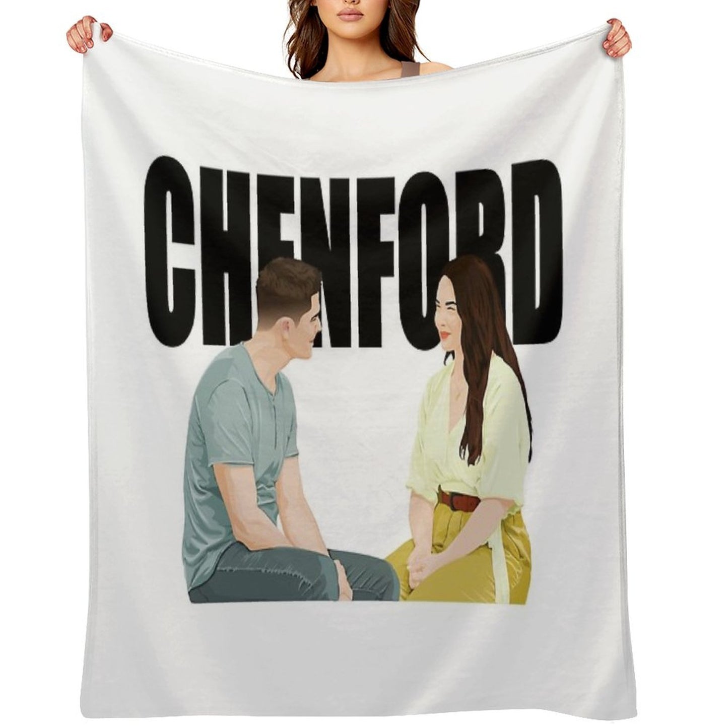 CHENFORD (black Text) The Rookie Throw Blanket
