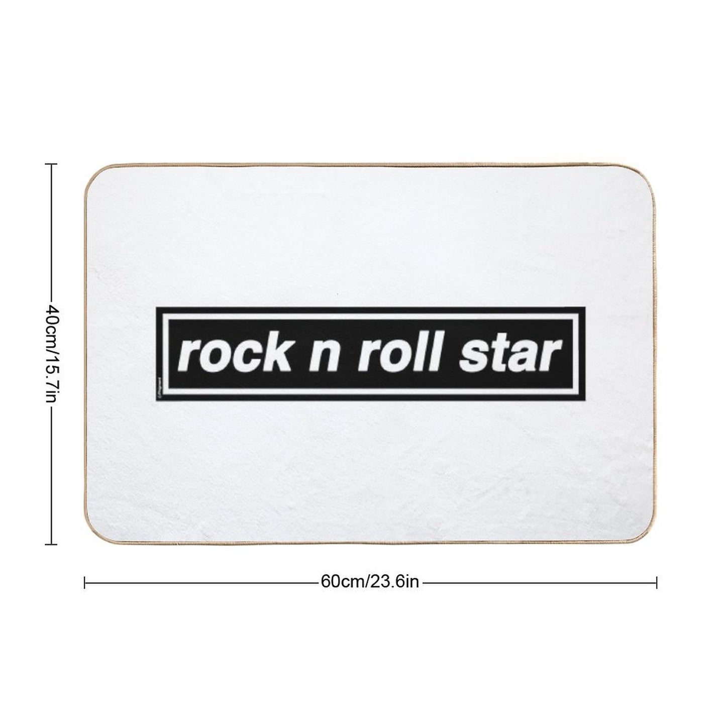 Rock N Roll Star - OASIS Band Tribute - MADE IN THE 90s Bath Mat