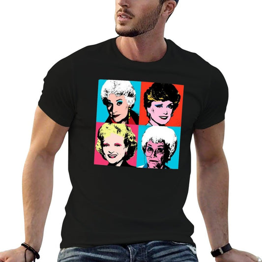 Golden Warhol Girls Summer-ready Fabric T-Shirt