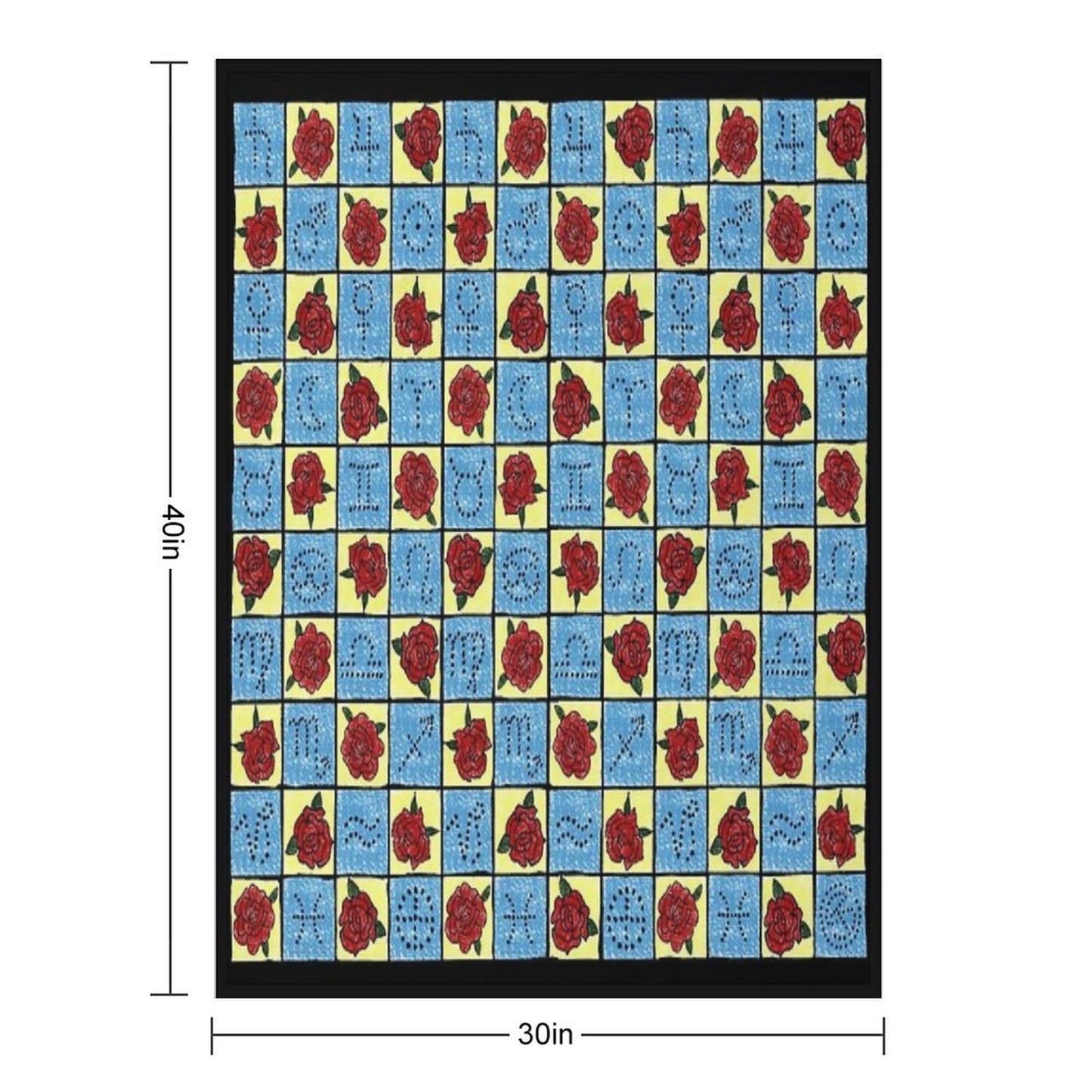 9 of Swords Tarot Blanket by Tarotista Throw Blanket