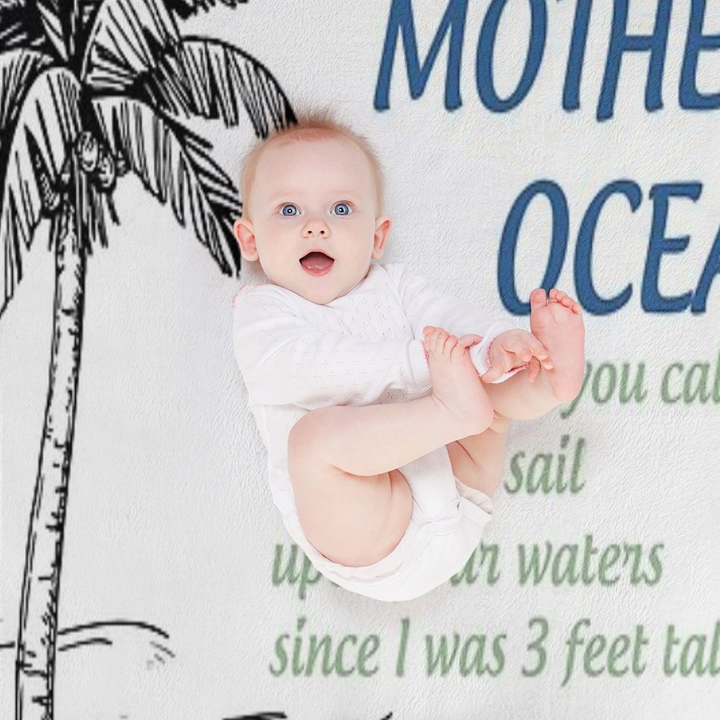 Mother, Mother Ocean Throw Blanket