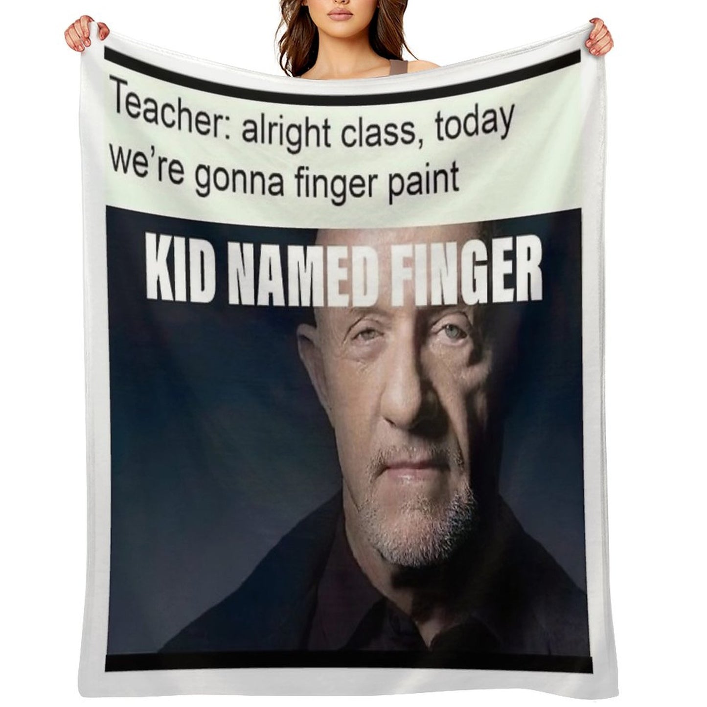 Kid Named Finger Throw Blanket