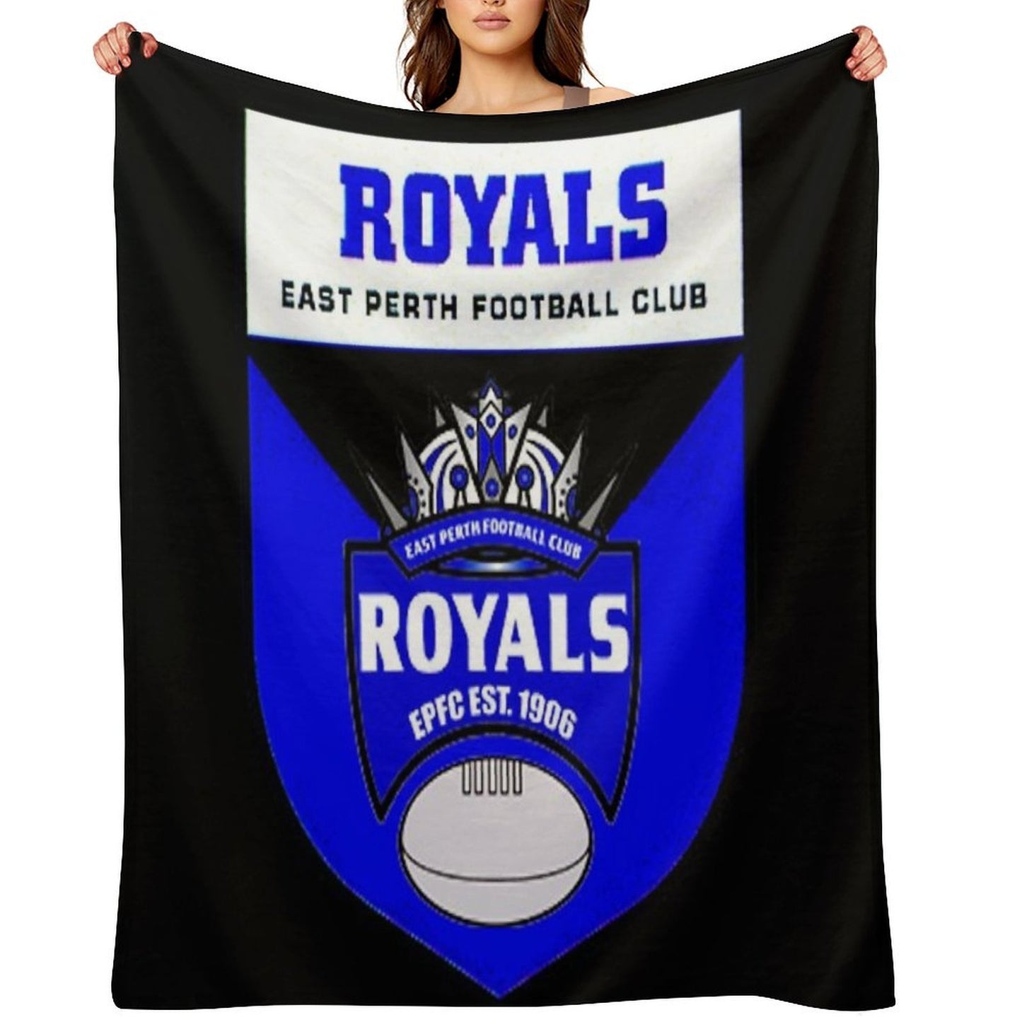 East Perth Football Club AFL Australian Football Throw Blanket