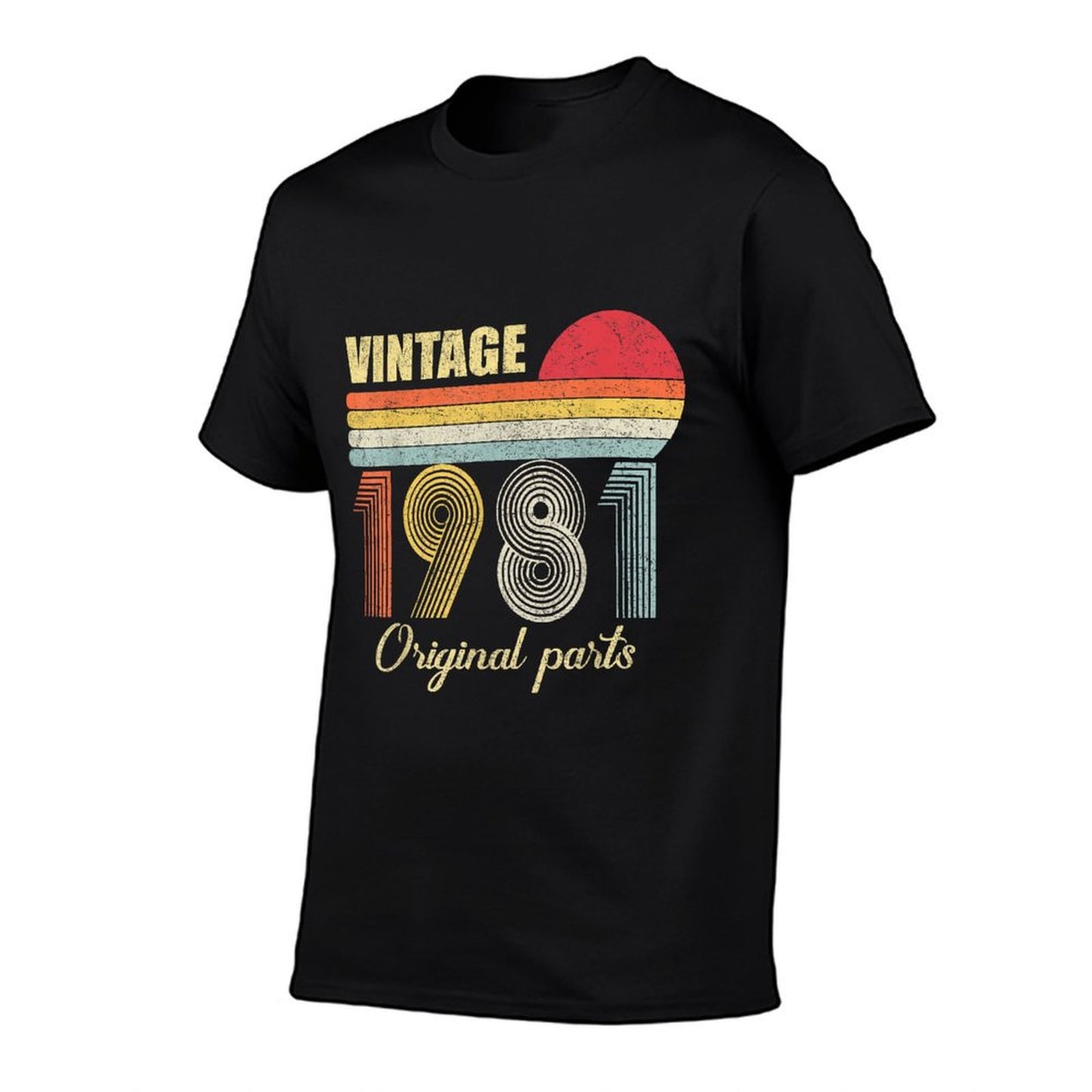 Vintage 1981 40th Birthday Gift Men Women 40 Years Old Polyester Blend T-Shirt