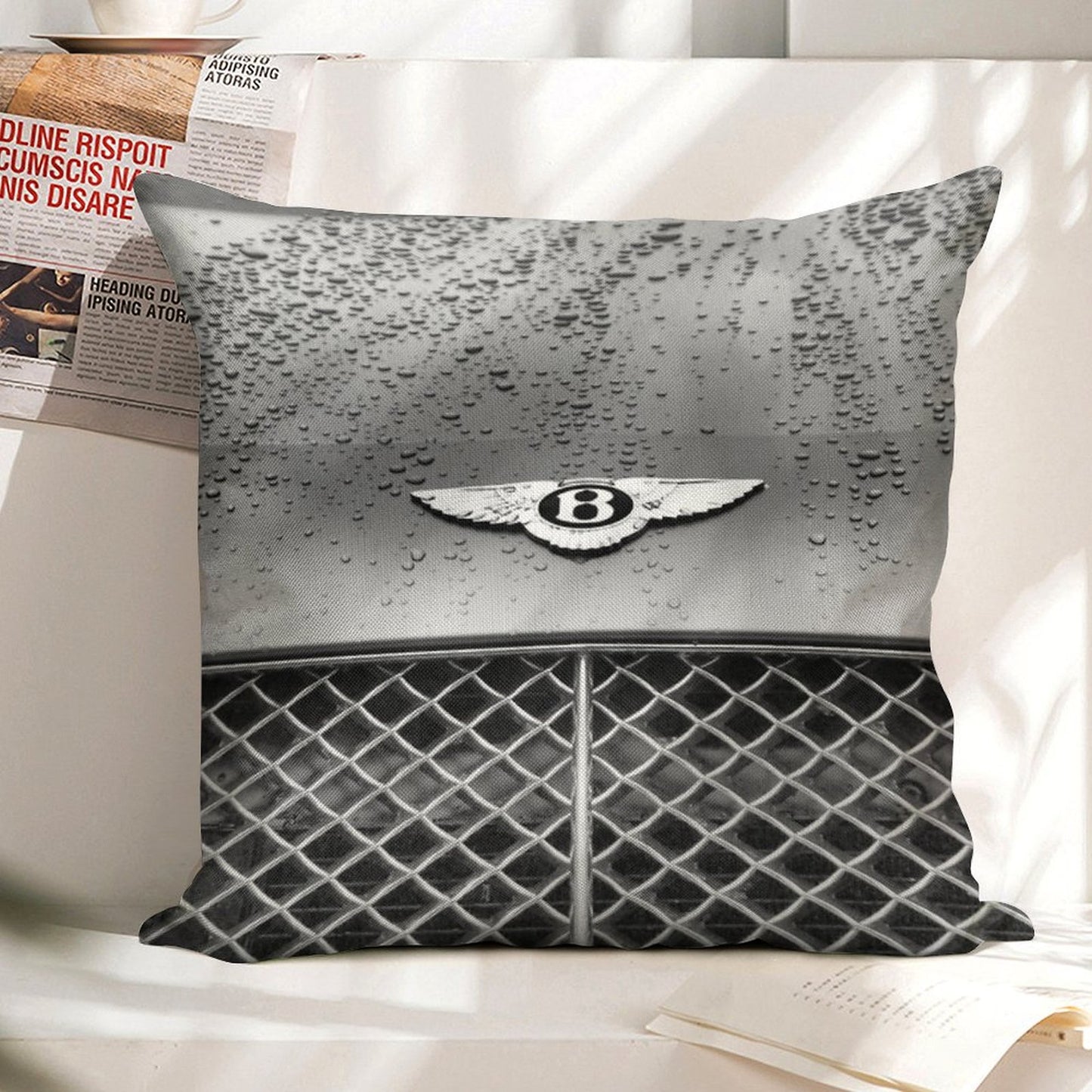 Bentley Grill Linen Throw Pillow Cover