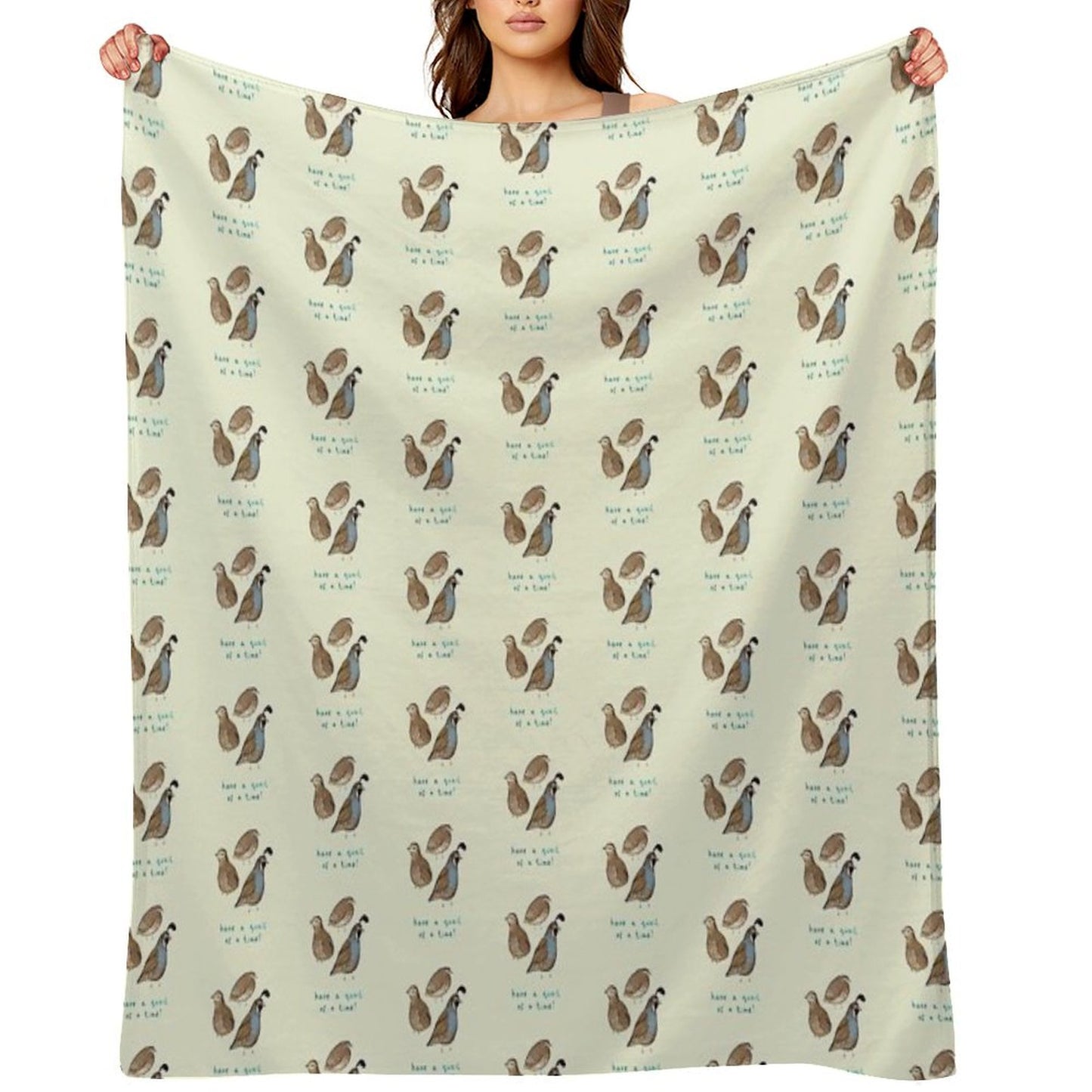 Quial of A Time Throw Blanket