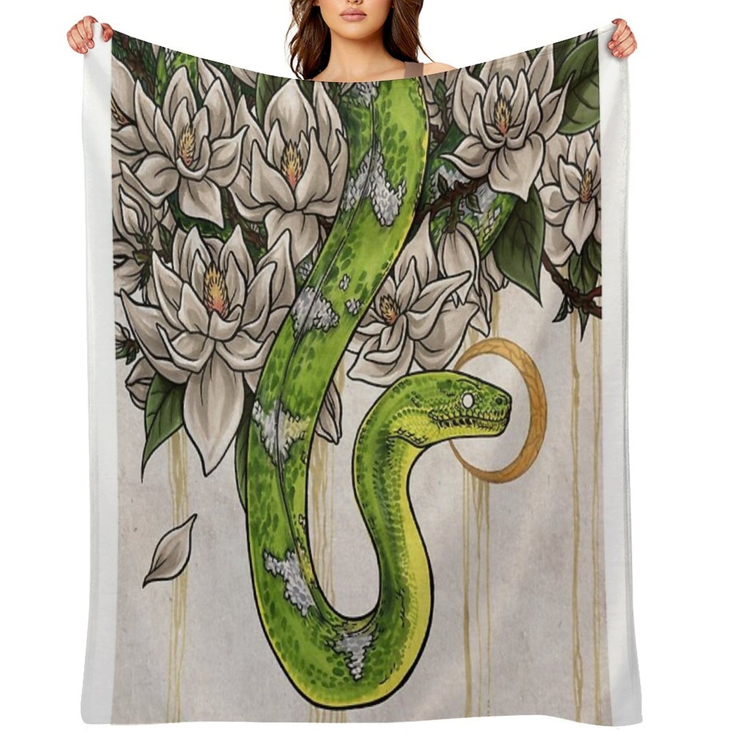 Snake Throw Blanket