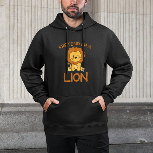 Pretend Im A Lion Halloween Costume Shrink-Resistant Hoodie