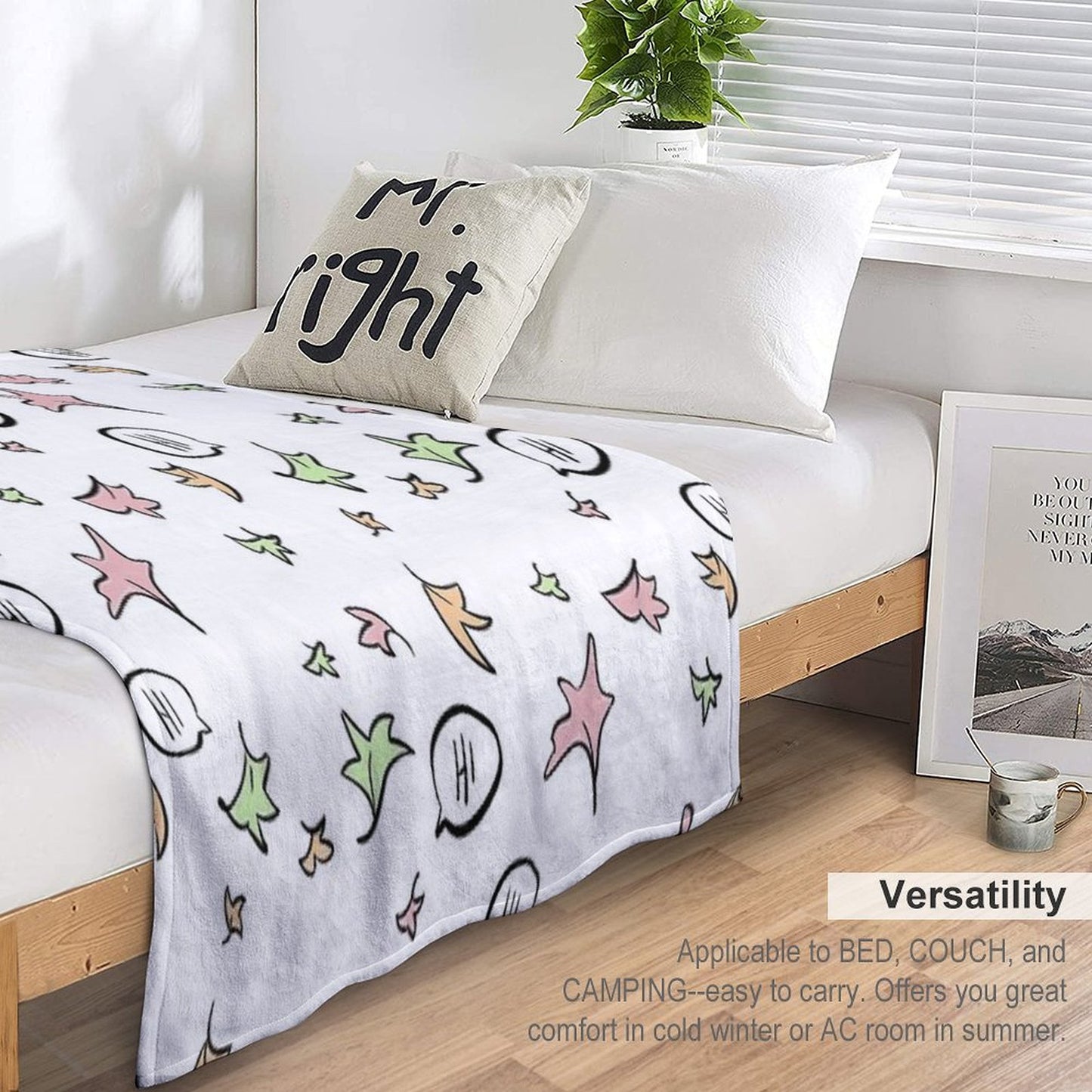 Heartstopper Netflix Nick Charlie Throw Blanket