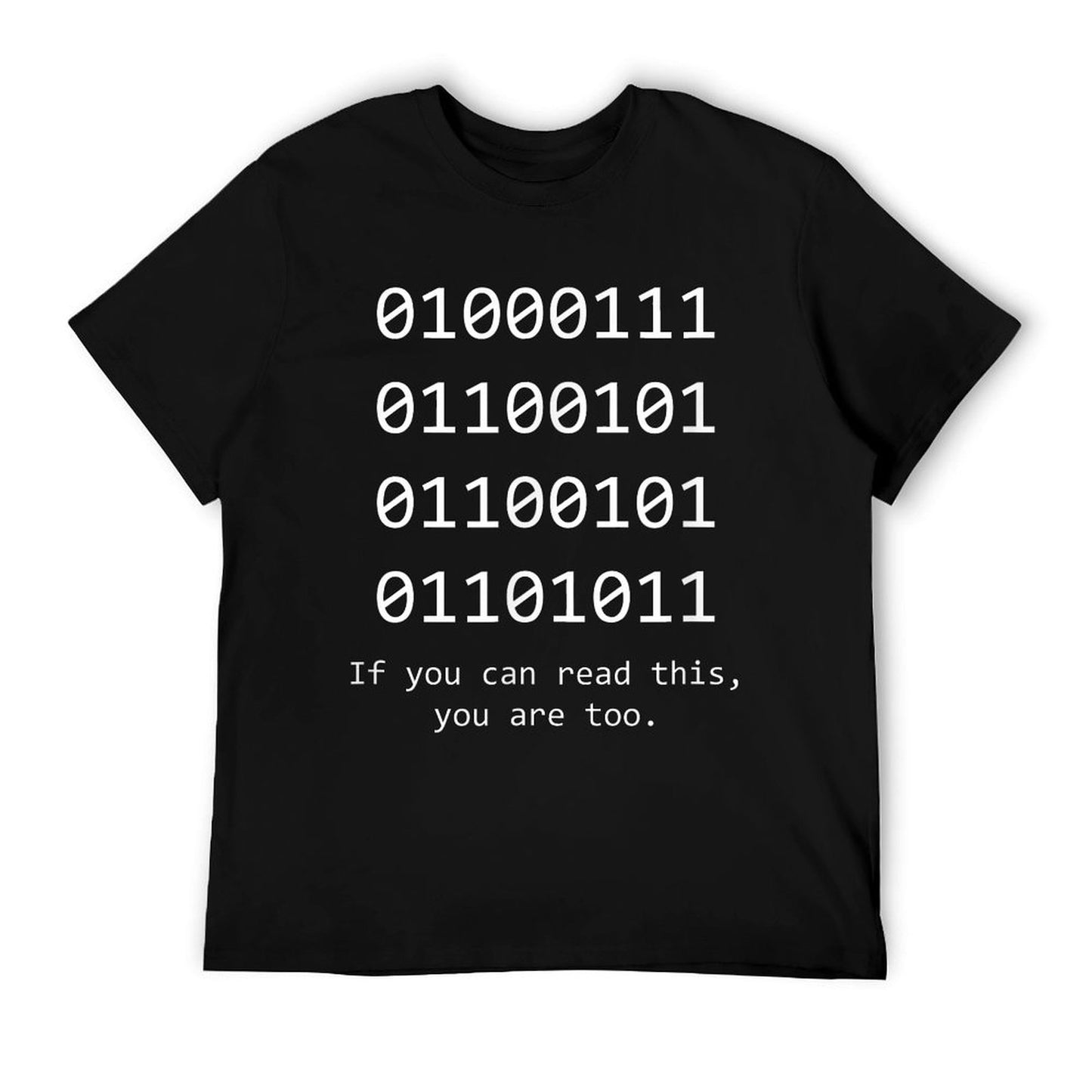 Funny Computer Binary Code Programmer Developer Geek Gift T-Shirt