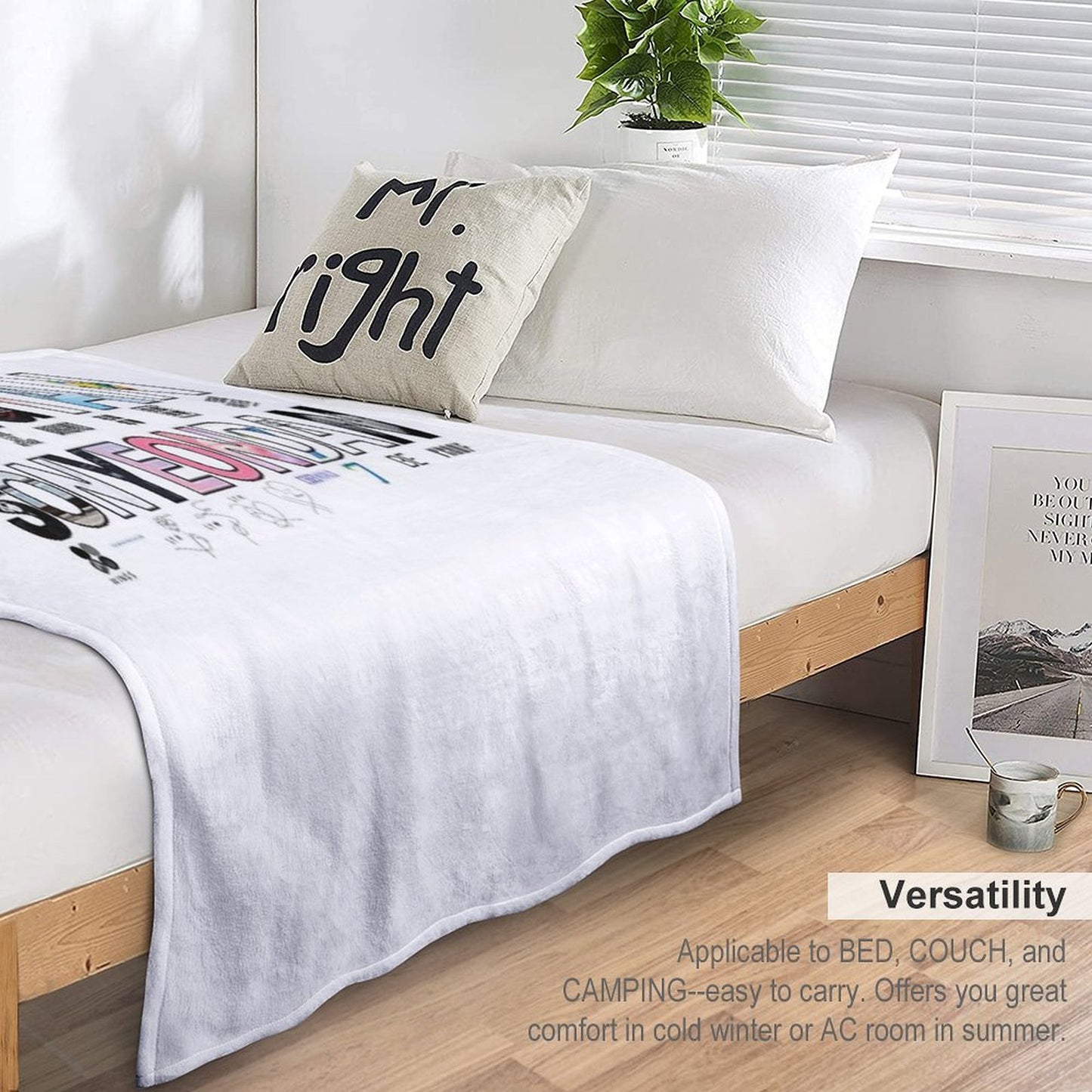 BANGTAN SONYEONDAN BTS Album Cover Design – BTS Discography Fan Art Throw Blanket