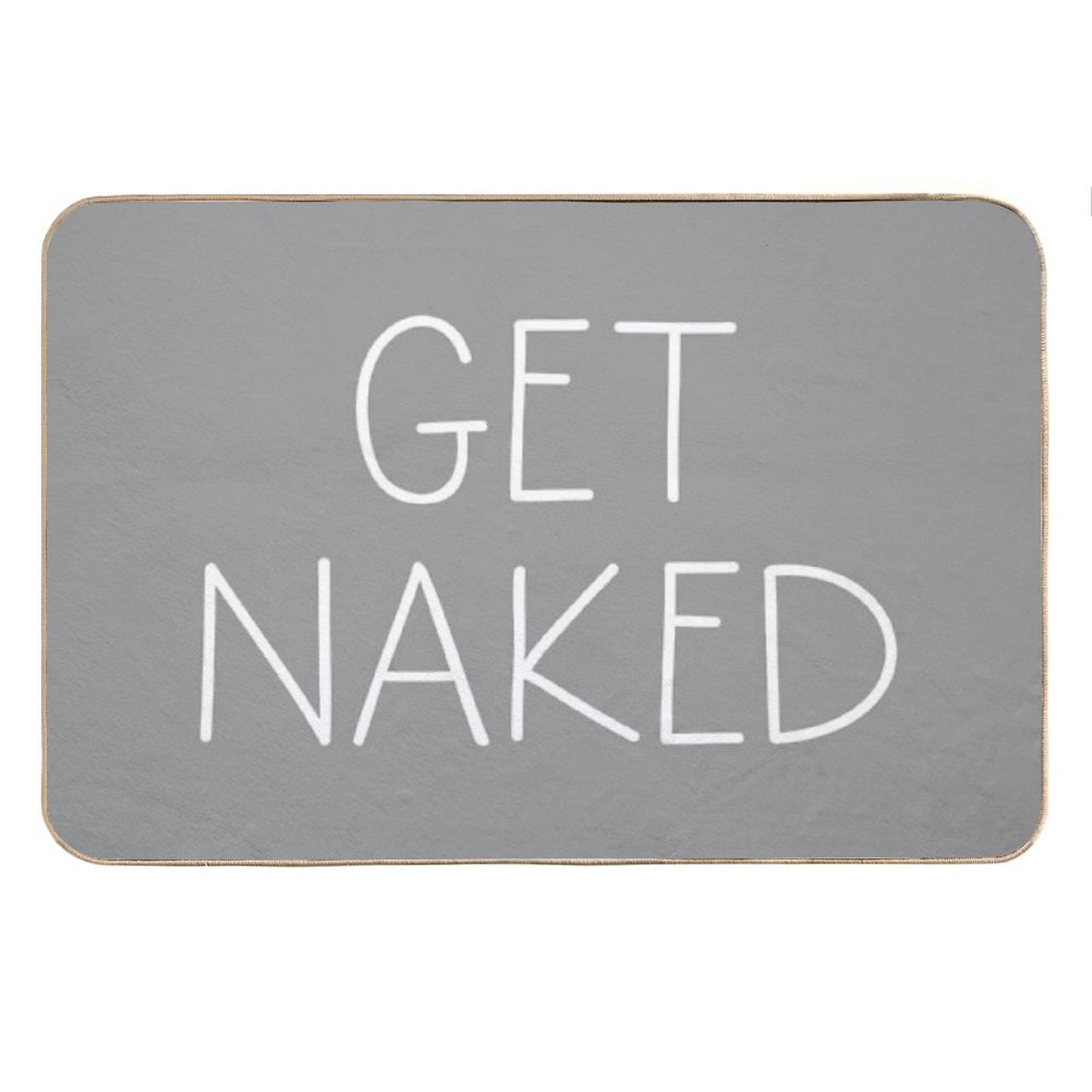 Get Naked Grey Bath Mat