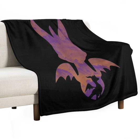 Spyros The Dragons Throw Blanket