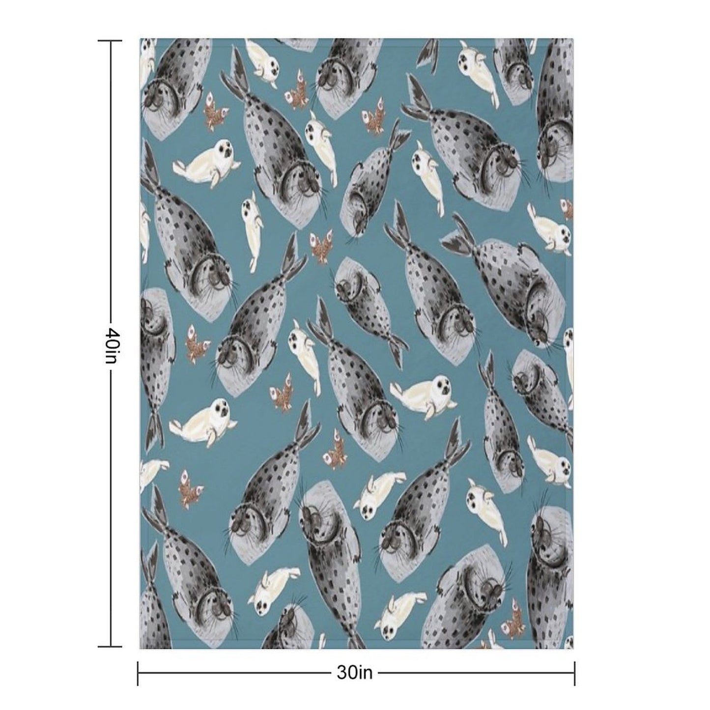 Common Seal Throw Blanket
