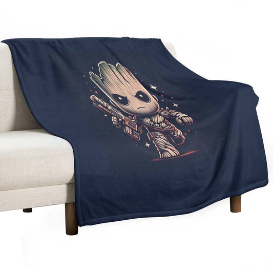 Baby Groot III Throw Blanket