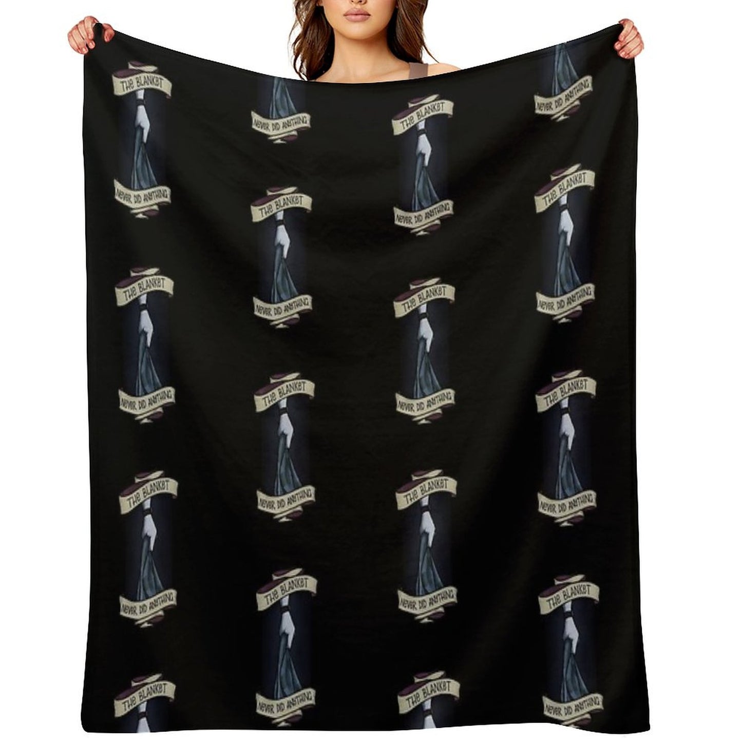 The Blanket Never Did Anything Throw Blanket