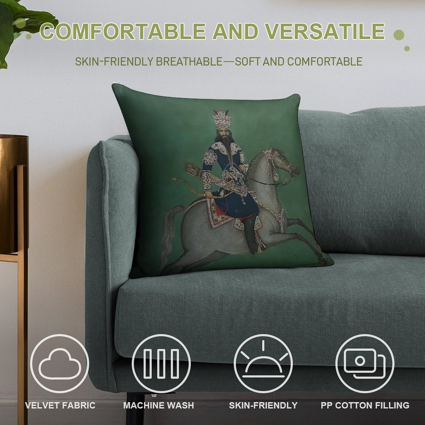 Nandor And Jahan Soft Durable Construction Throw Pillow