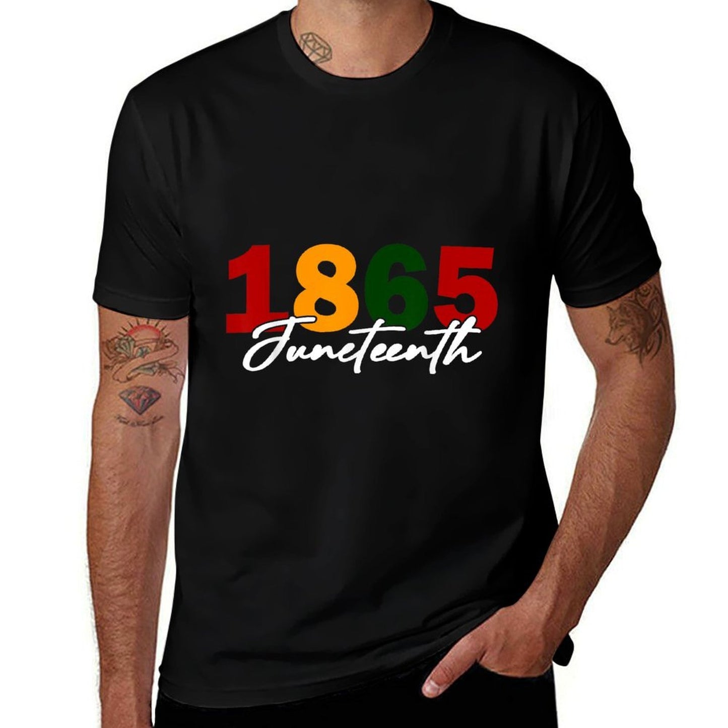 Juneteenth 2025 Women Men African American Juneteenth 1865 Cotton T-Shirt