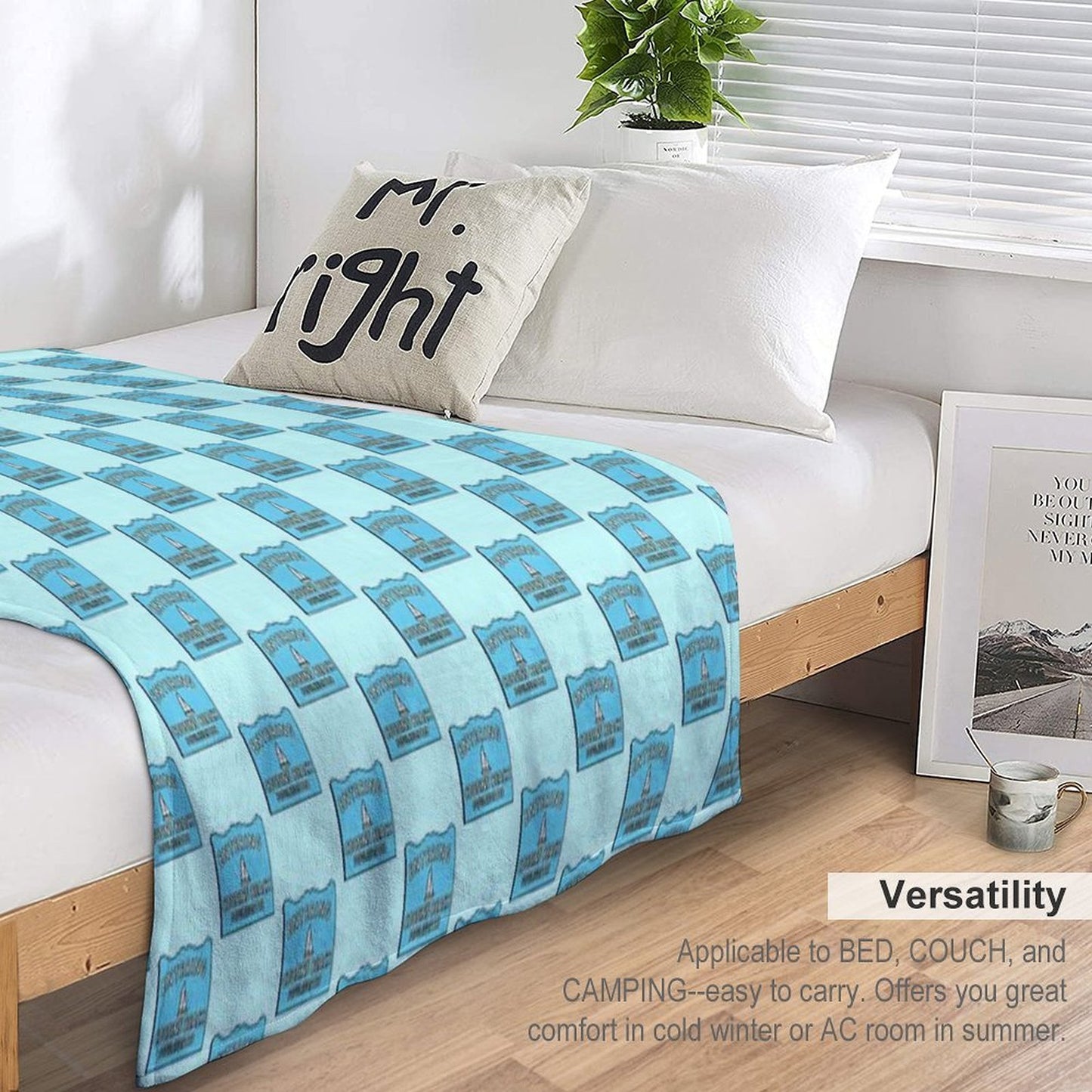Cousins Beach Throw Blanket