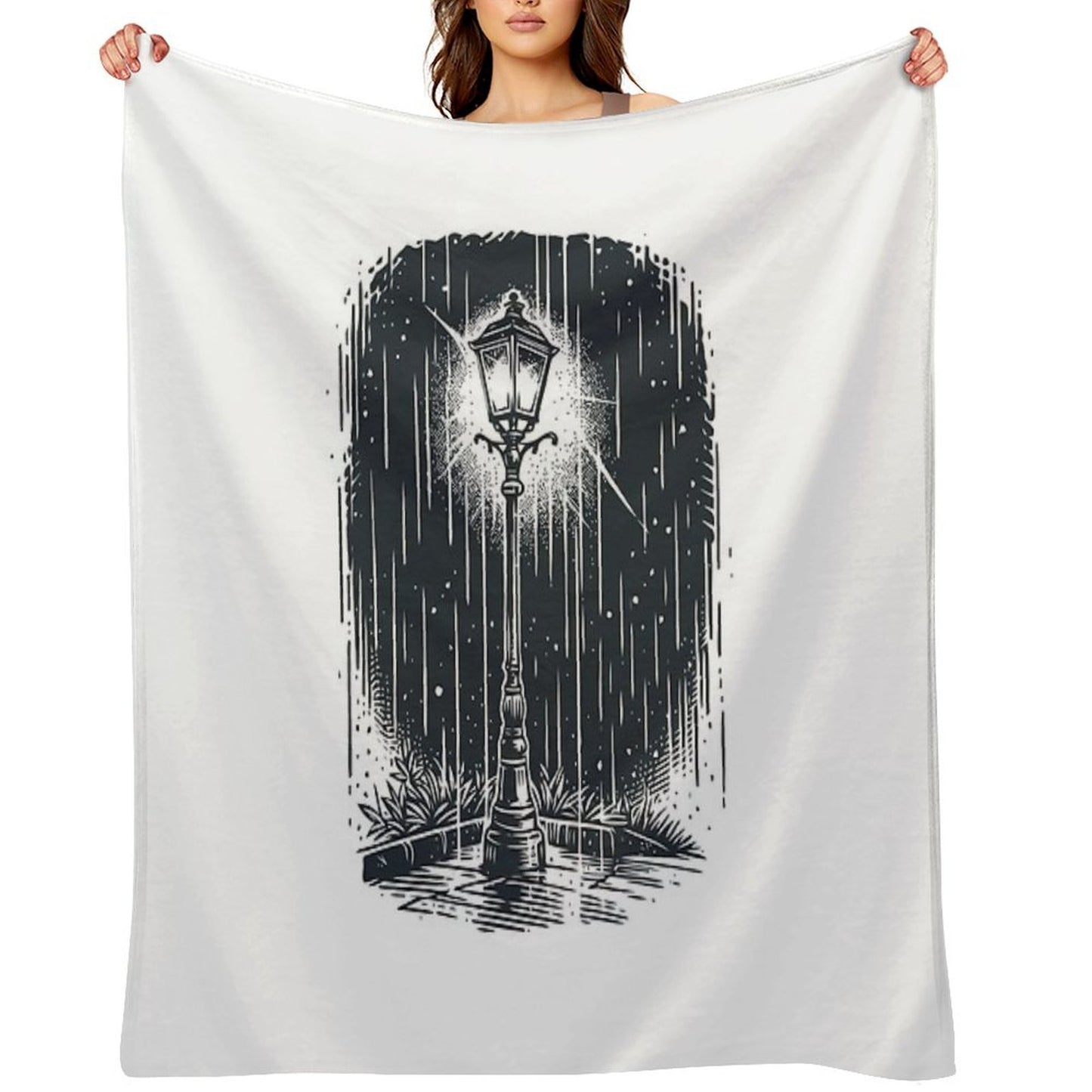 Lamp in The Dark Throw Blanket