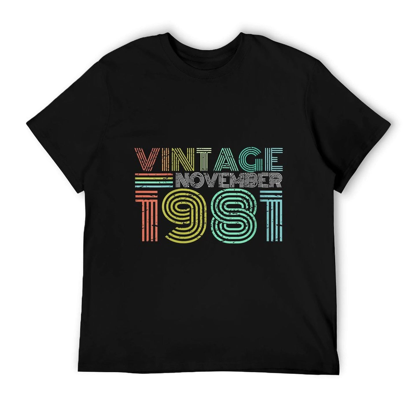 Womens 40th Birthday Gift Vintage November 1981 40 Years Old Trendy Pattern T-Shirt