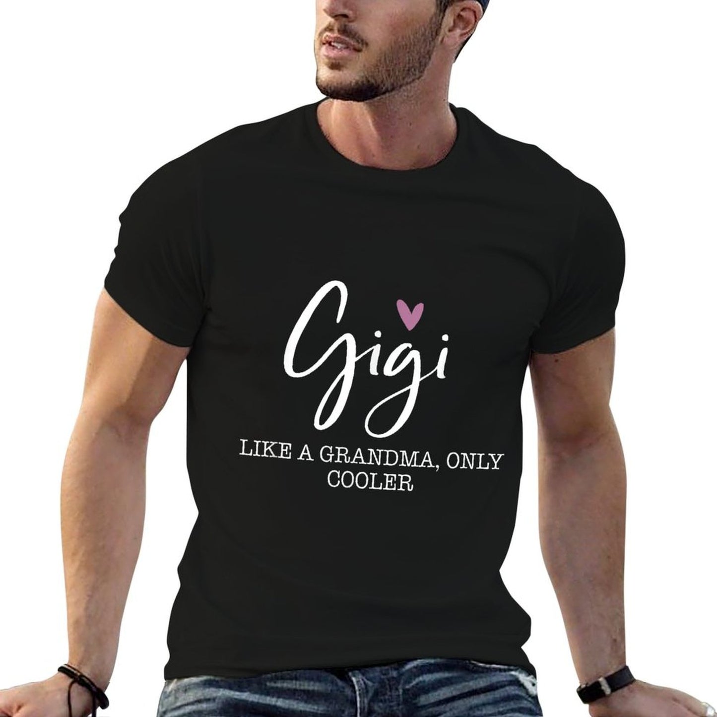 Gigi Like A Grandma Only Cooler Heart Mother's Day Gigi T-Shirt