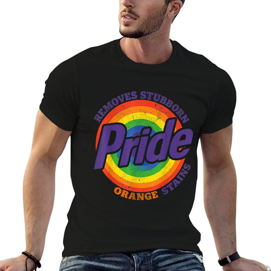 Pride Removes Stubborn Orange Stains Pride Month LGBTQ Retro  Soft T-Shirt