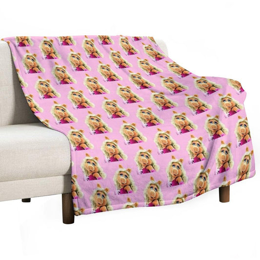 Miss Piggy Muppet 1 Throw Blanket