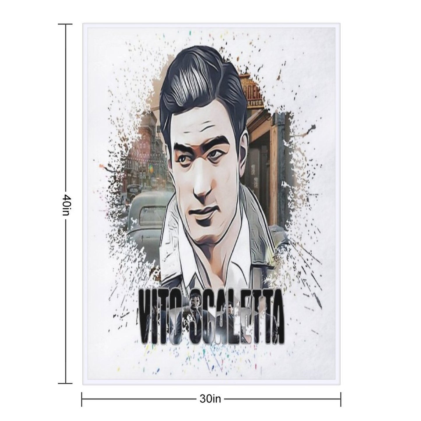 Vito Scaletta Mafia 2 Throw Blanket