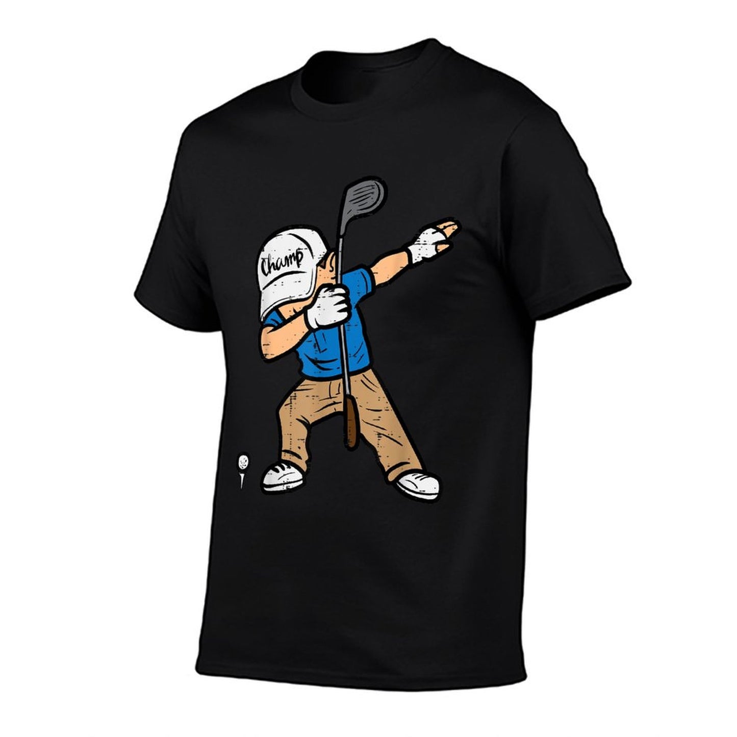 Dabbing Golfer Funny Golfing Golfer Dad Men Boys Kids Youth T-Shirt