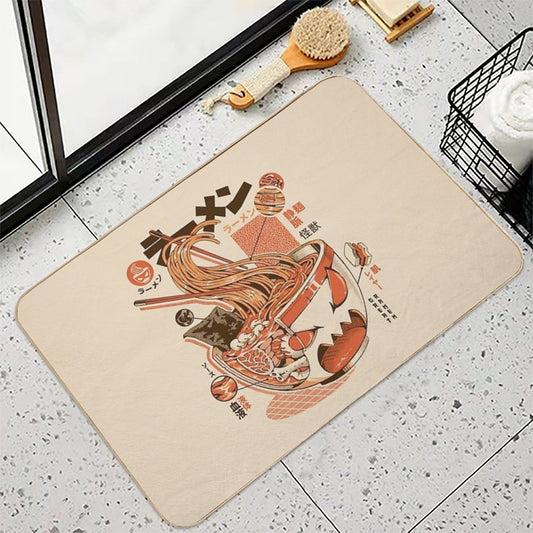 X-ray Great Ramen! Odorless Bath Mat
