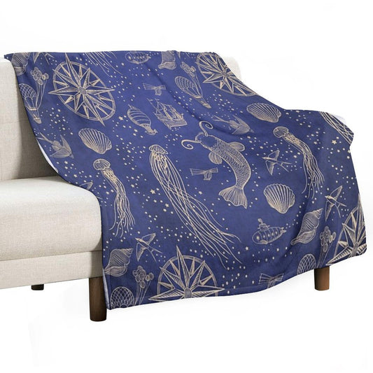 Ocean Meets Sky - Hardcase Throw Blanket
