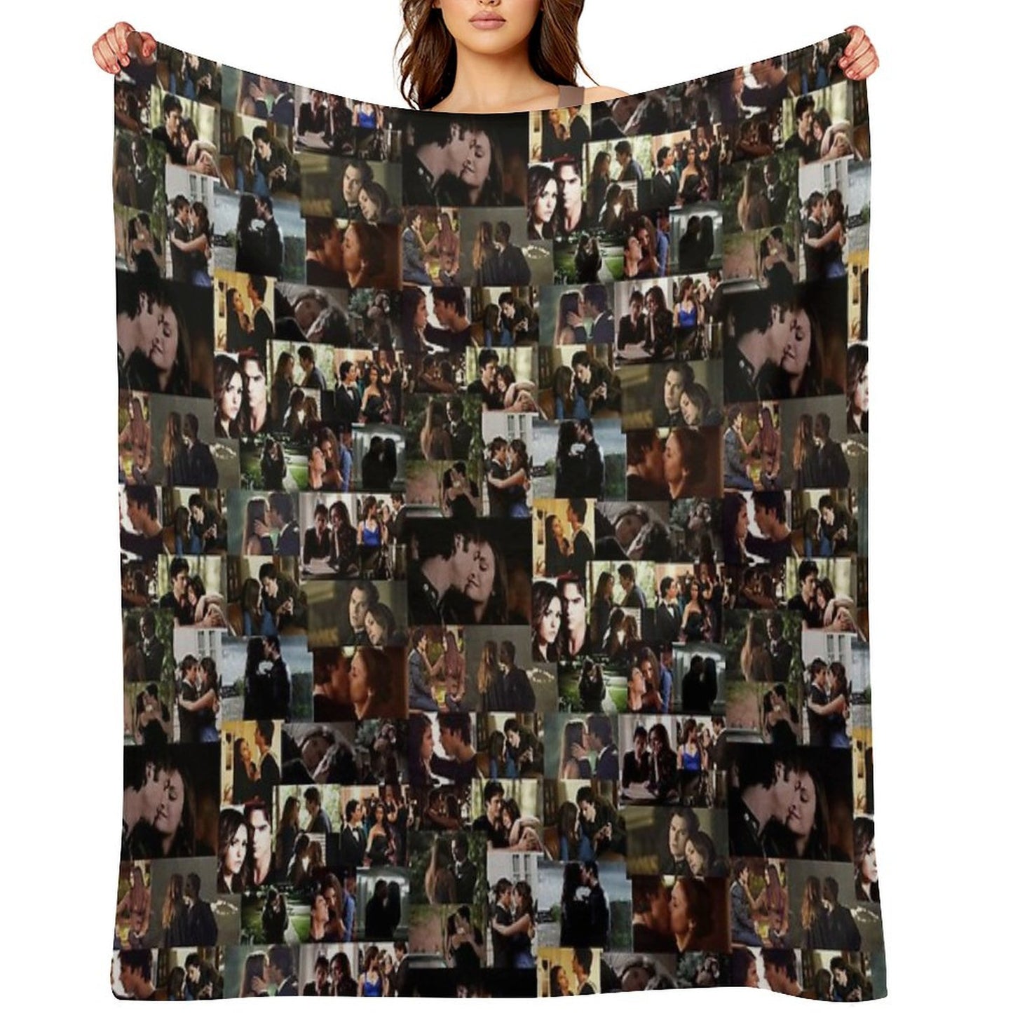 Delena Ship Throw Blanket