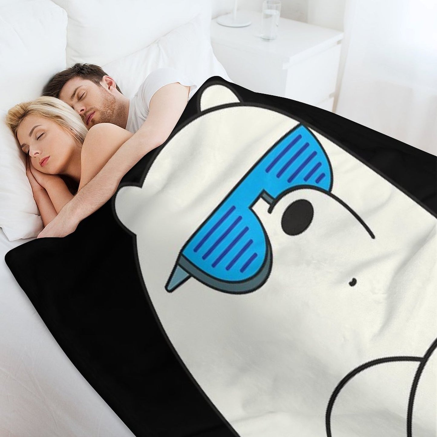 Ice Bear Throw Blanket
