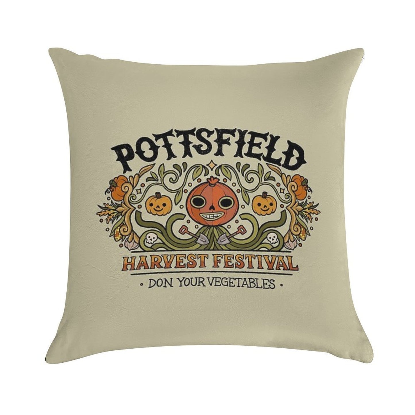 Pottsfield Harvest Festival Soft Ultra-Soft Texture Throw Pillow