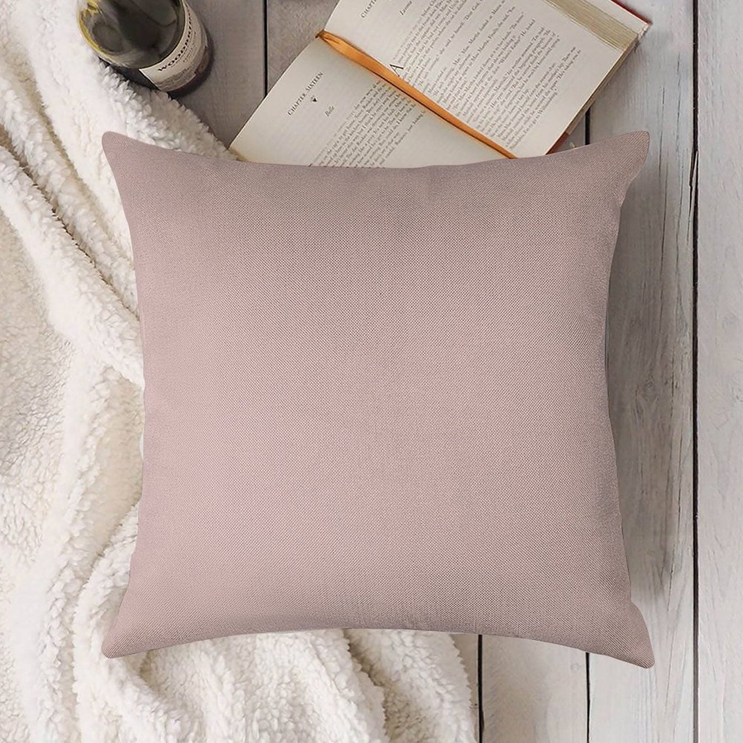 BEAUTIFUL COLORS BLUSH PINK COTTON CANDY LIGHT PINK OVER 100 SHADES OF PINK AT OZCUSHIONS Linen Throw Pillow Cover