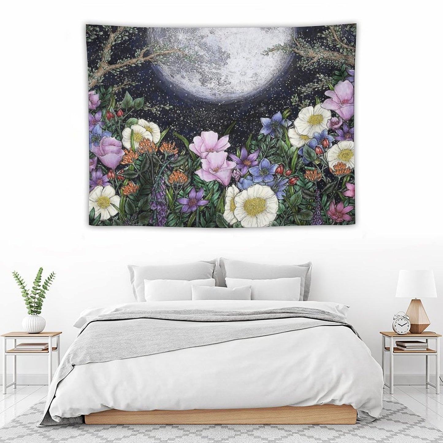 Midnight in The Garden II Tapestry
