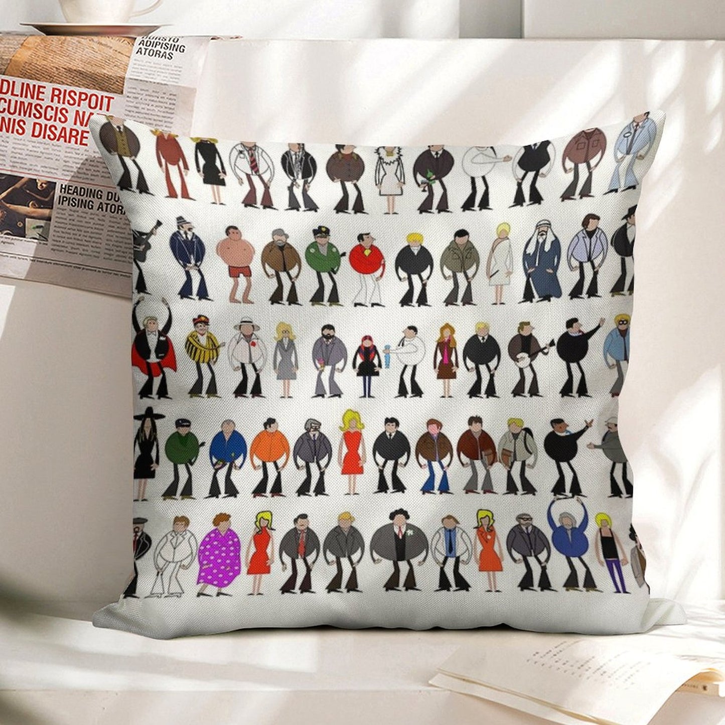 Columbo - The Murderers Linen Throw Pillow Cover