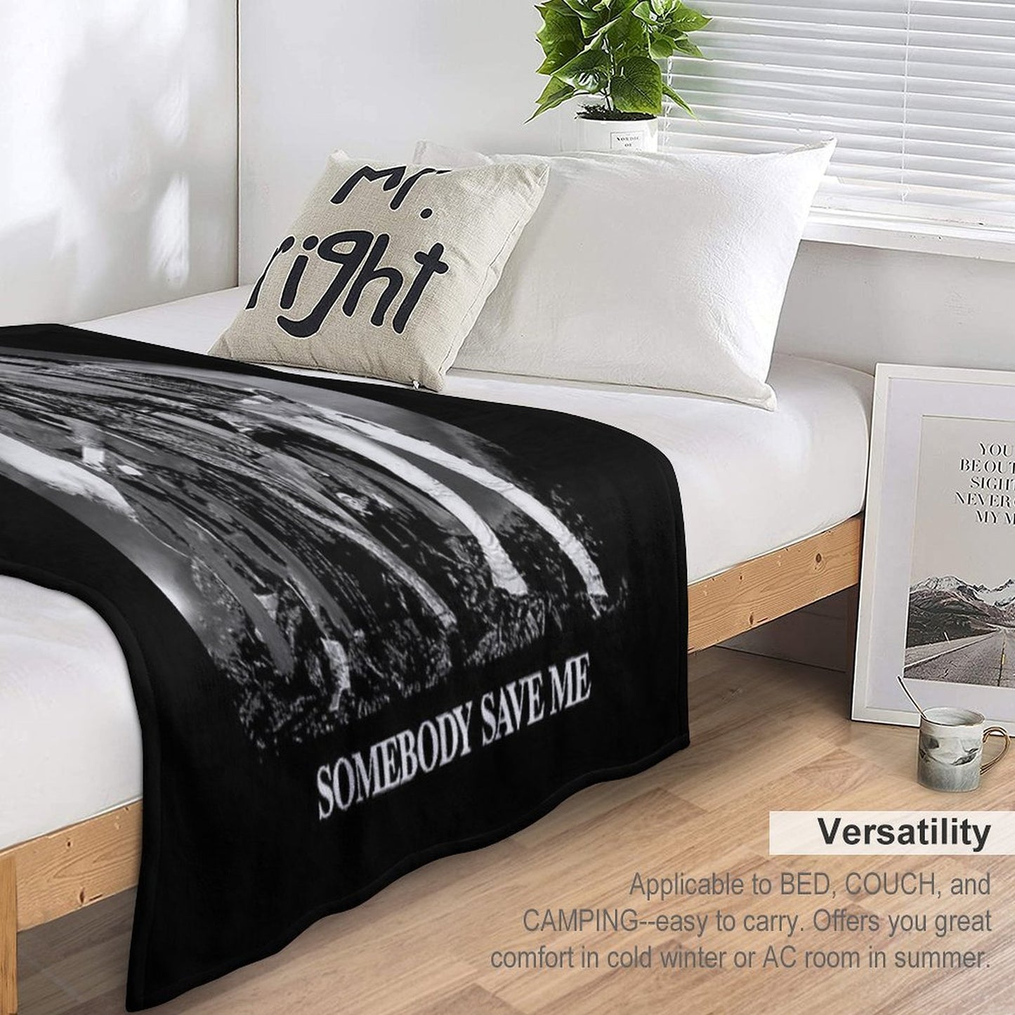 Steel Heels & Heartbeats – Glam Noise Icon Style Throw Blanket