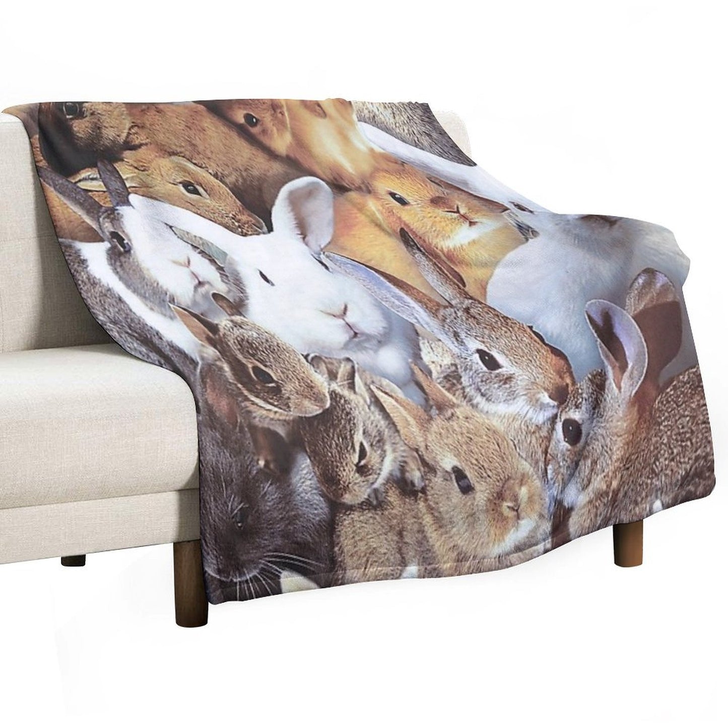 Rabbits Throw Blanket