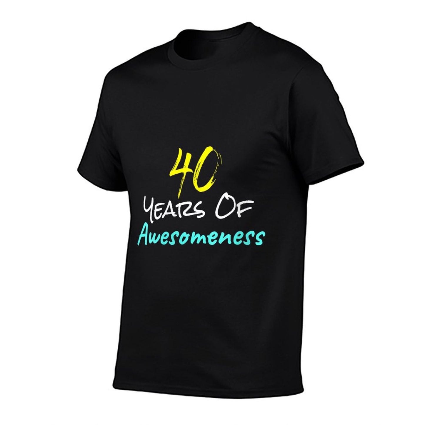 Womens 40 Years Of Awesomeness Happy 40th Birthday Gift Funny High-quality Stitching T-Shirt