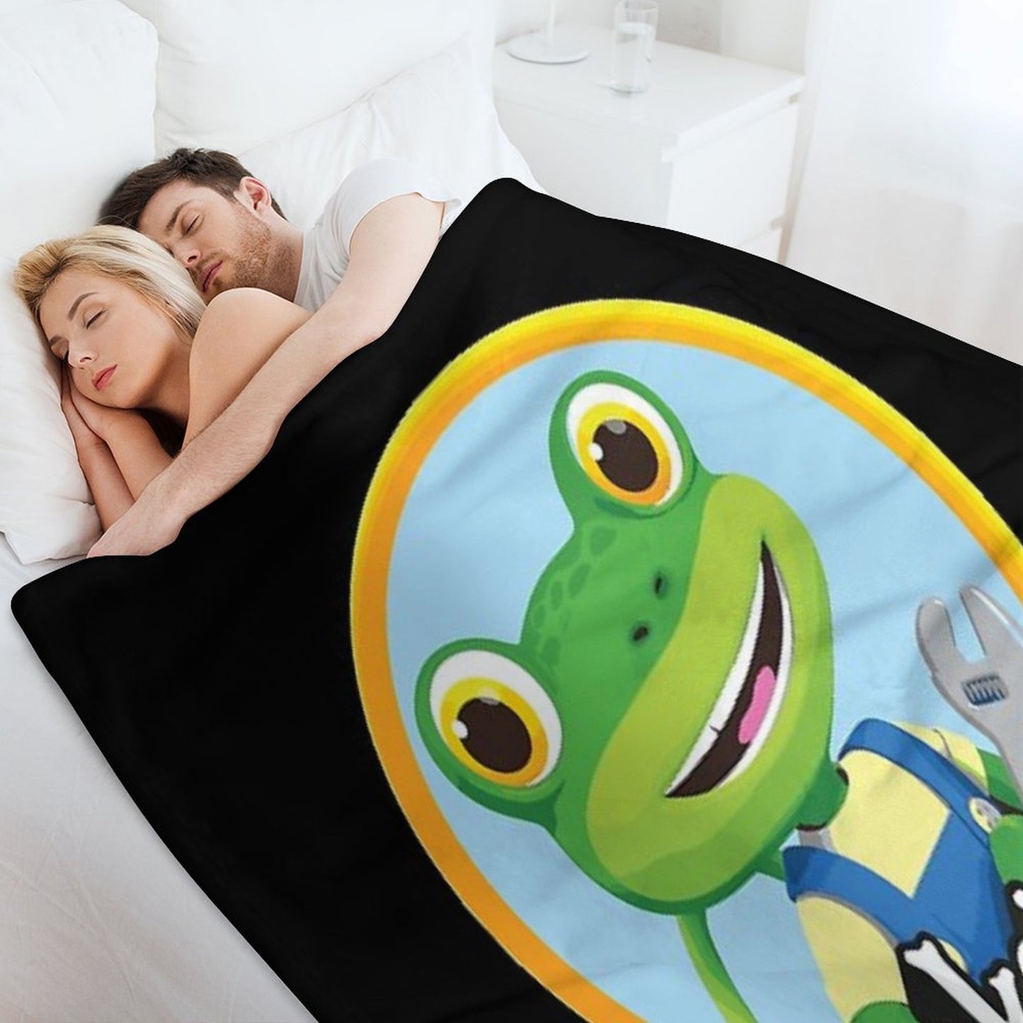 Kids Garage Gecko's GG Throw Blanket