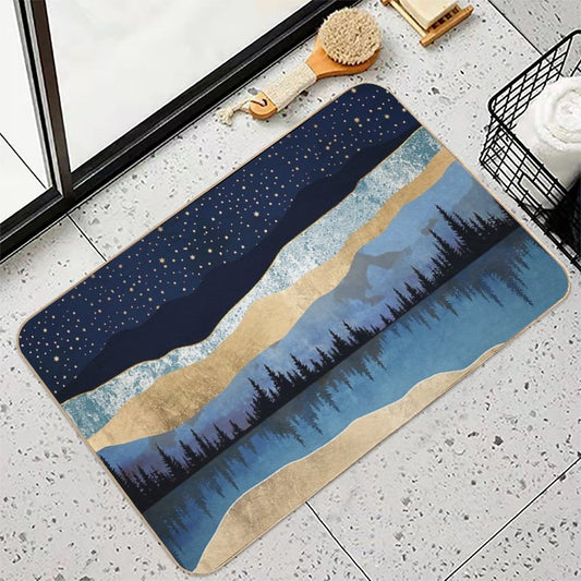 Midnight Lake Bath Mat