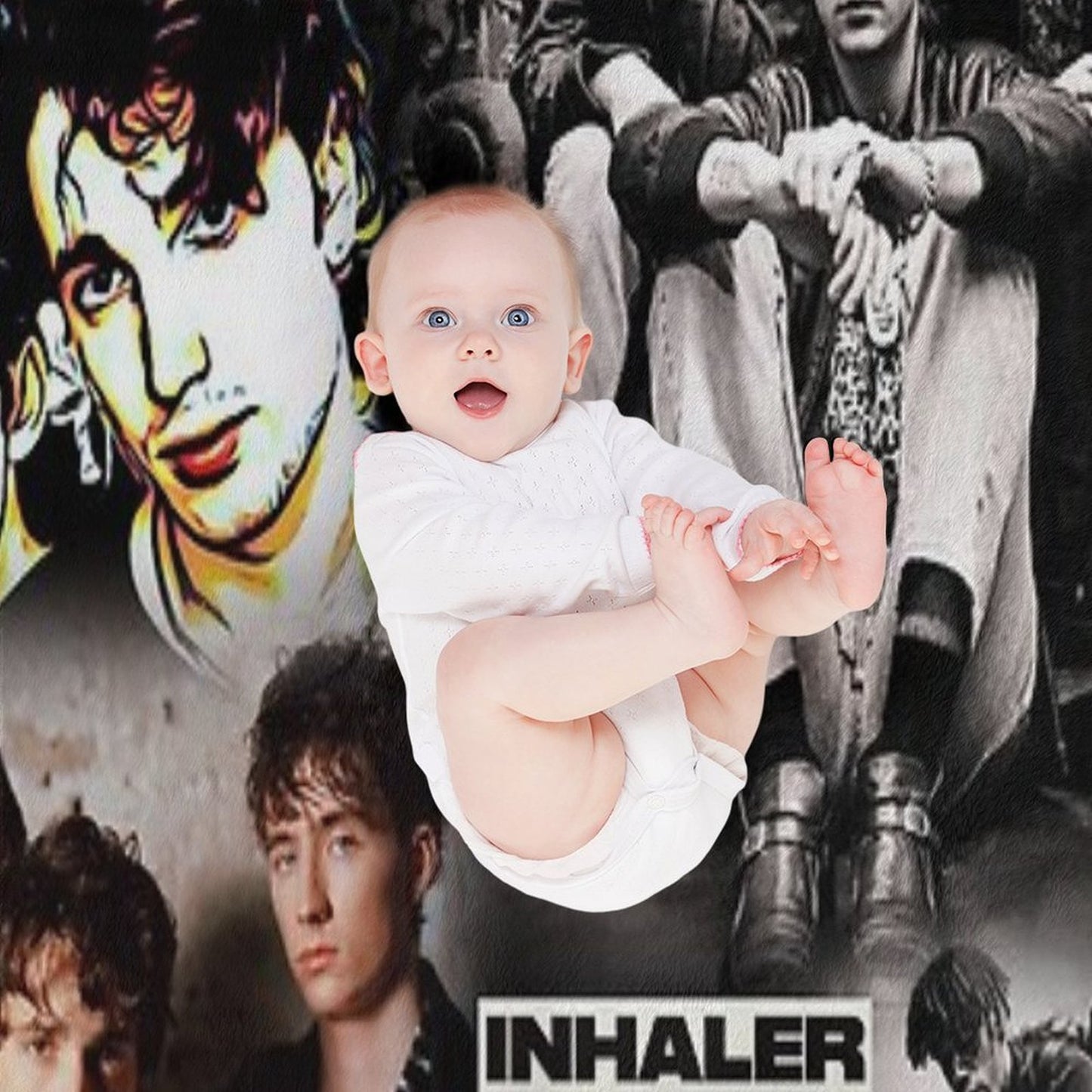 Inhaler Band Dublin Throw Blanket