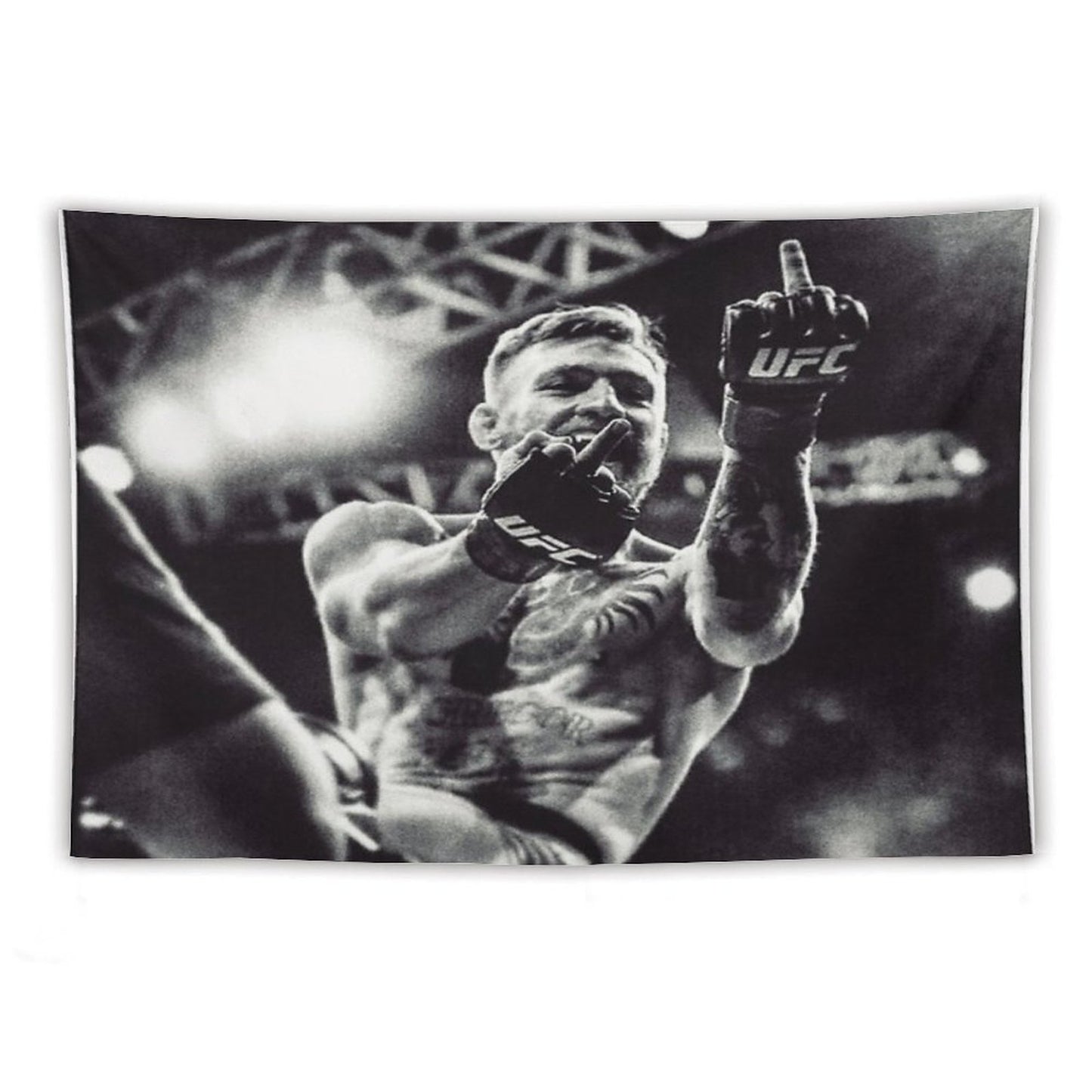 Conor McGregor Middle Finger - Notorious Tapestry
