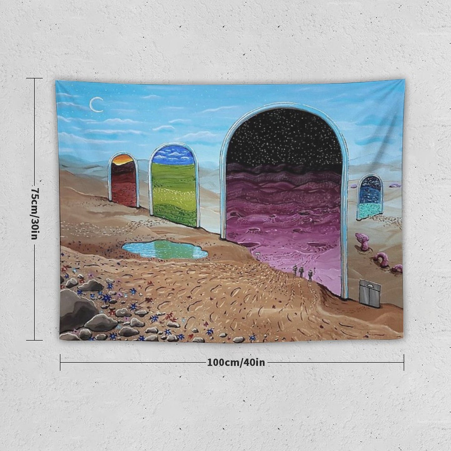 Between Nowhere Tapestry