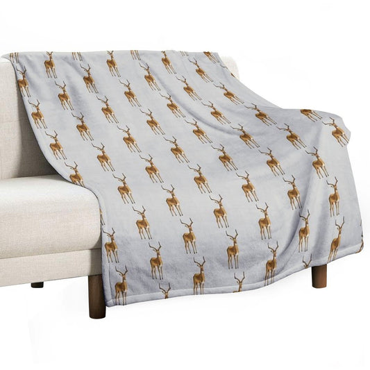 Ilustration Art - Money Antelope Throw Blanket
