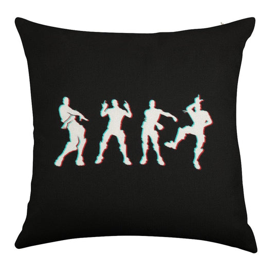 Battle Royale Victory Dance Cool Justice Dance Linen Throw Pillow Cover