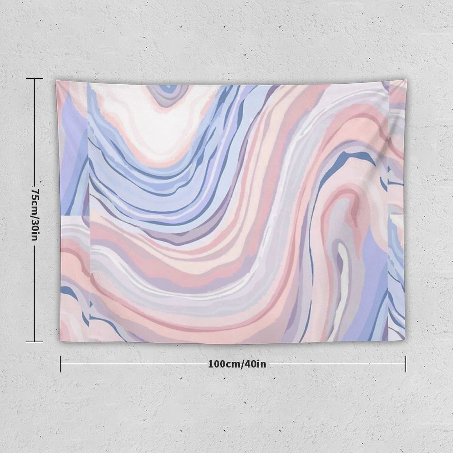Pastel Marble Tapestry